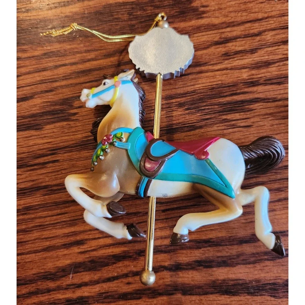 1997 Enesco Tobin Fraley Carousel Horse Vtg Ornament‎